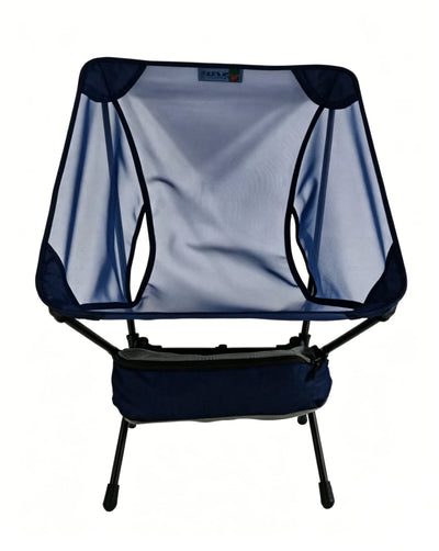 Ultralight Camp Chair — 570 g, Aluminium Frame, Packs to a Water Bottle