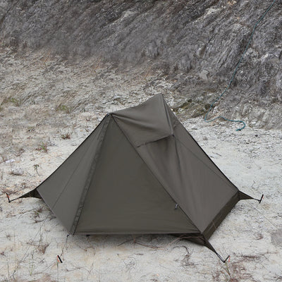 Trekking Pole Tent 1–2 Person — 1.38 kg, Two Doors, 15 cm Bathtub Floor, PU 2000 mm