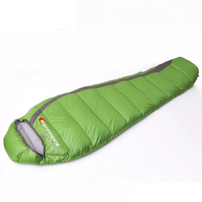 Long Duck Down Sleeping Bag Cozy 300 — 400 g of 80/20 Down, 989 g, 220 cm, Comfort 0°C