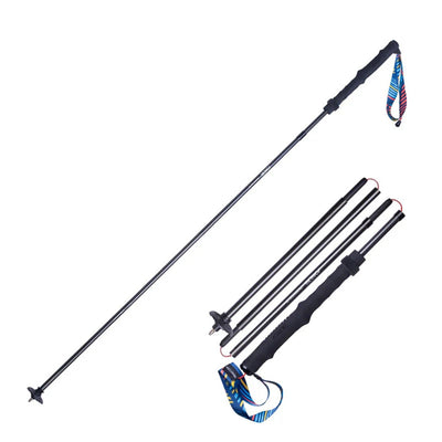 AONIJIE E4204 Carbon Z-Fold Trekking Poles — Pair, Fixed Length, Folds to About 30 cm, 131 g a Pole