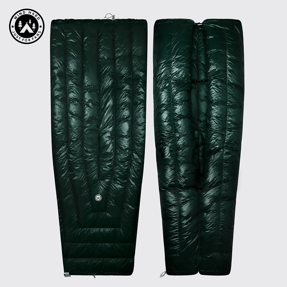 Aegismax Wind Hard Tiny Pro — Wearable 800FP Goose Down Quilt, 10D Shell, Rated −8°C