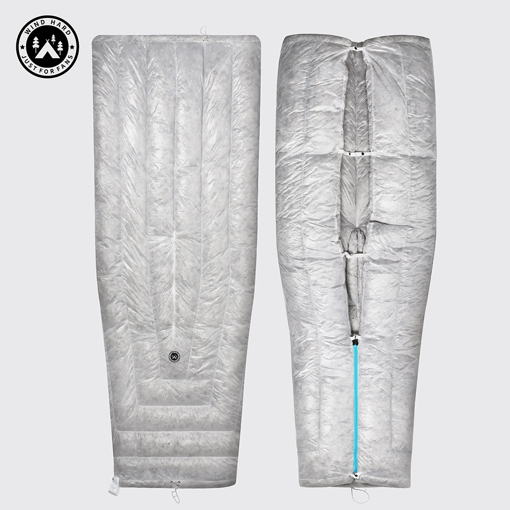 Aegismax Wind Hard Tiny Pro — Wearable 800FP Goose Down Quilt, 10D Shell, Rated −8°C