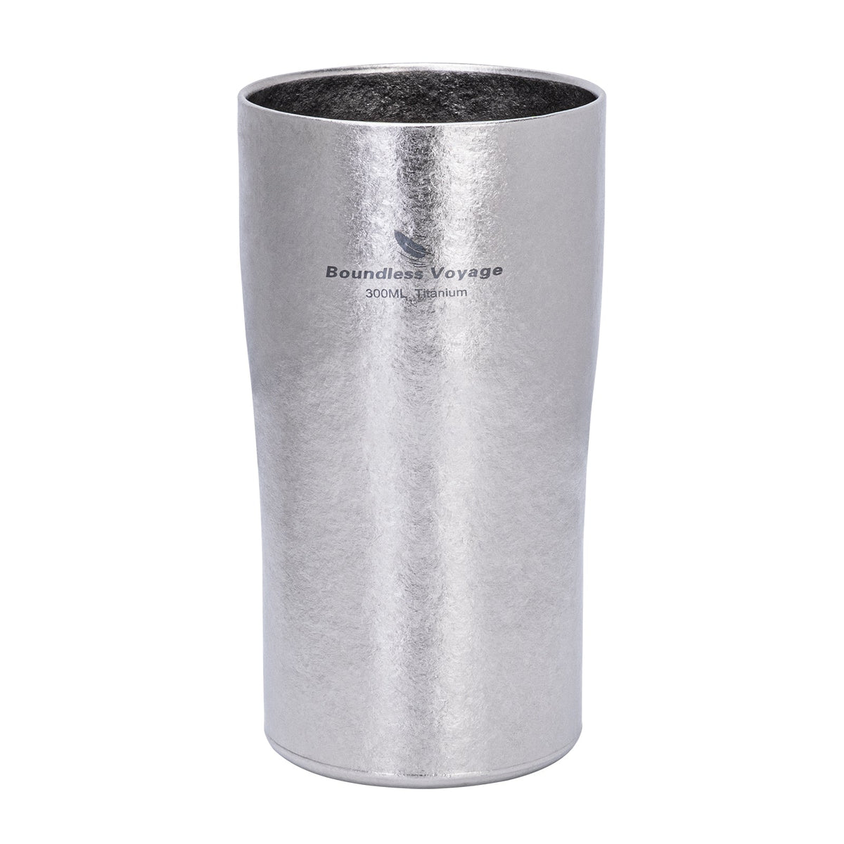 Boundless Voyage Ti3246D Double-Wall Titanium Cup — 300 ml, 87 g, Crystallised Finish