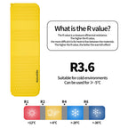 Naturehike Yugu R3.6 Self-Inflating Sleeping Mat — R-Value 3.6, 3.5 cm Foam, from 610 g