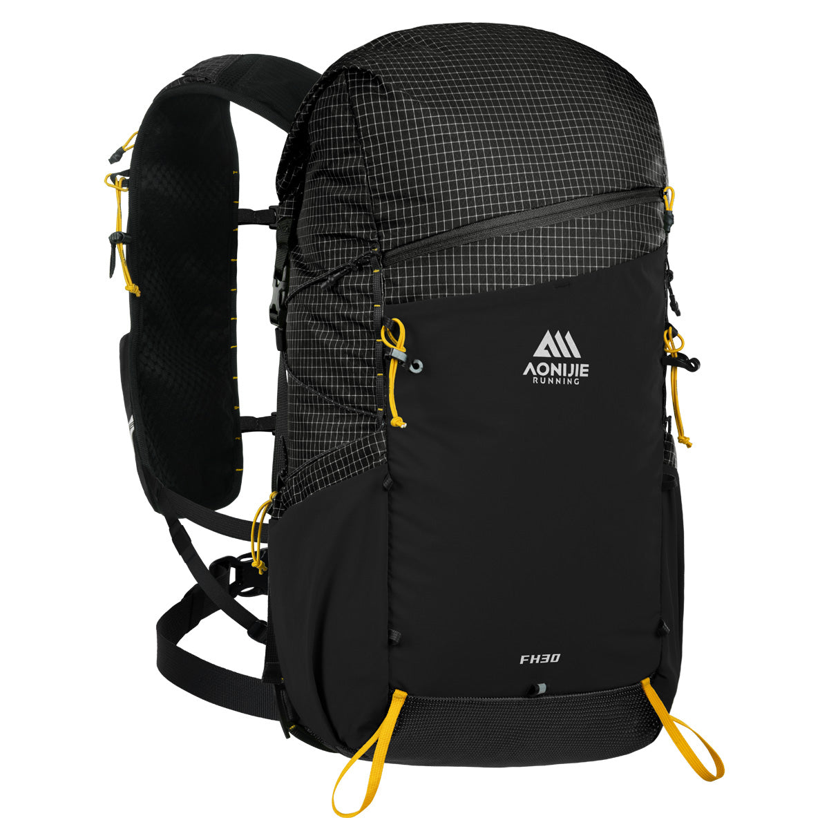 AONIJIE FH2530 30L Hiking Backpack — Vest-Style Harness, Roll-Top, 650 g