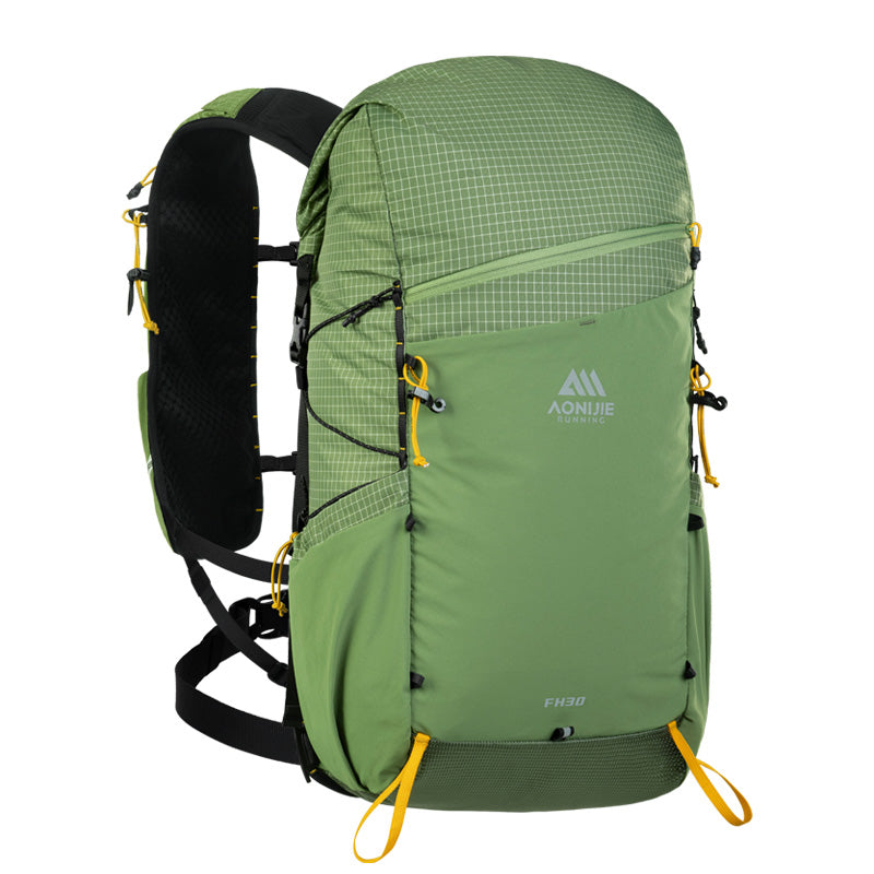 AONIJIE FH2530 30L Hiking Backpack — Vest-Style Harness, Roll-Top, 650 g
