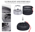 Boundless Voyage Ti3100D Titanium Kettle — 700 ml, 160 g, Folding Handle