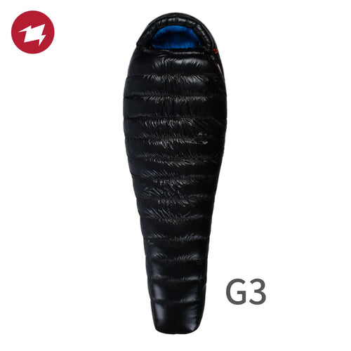 Aegismax G Series Down Sleeping Bag — 800FP White Goose, Horizontal Baffles, G1 / G2