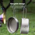 Boundless Voyage Ti2042C Titanium Pot and Pan Set — 1 L Pot, 500 ml Pan, 179 g