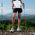 AONIJIE E4201 Aluminium Z-Fold Trekking Poles — Pair, 7075 Aluminium, Fixed Length, 160 g a Pole