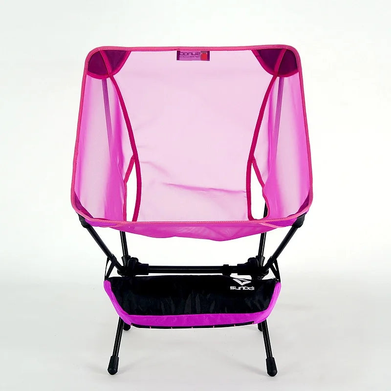 Ultralight Camp Chair — 570 g, Aluminium Frame, Packs to a Water Bottle