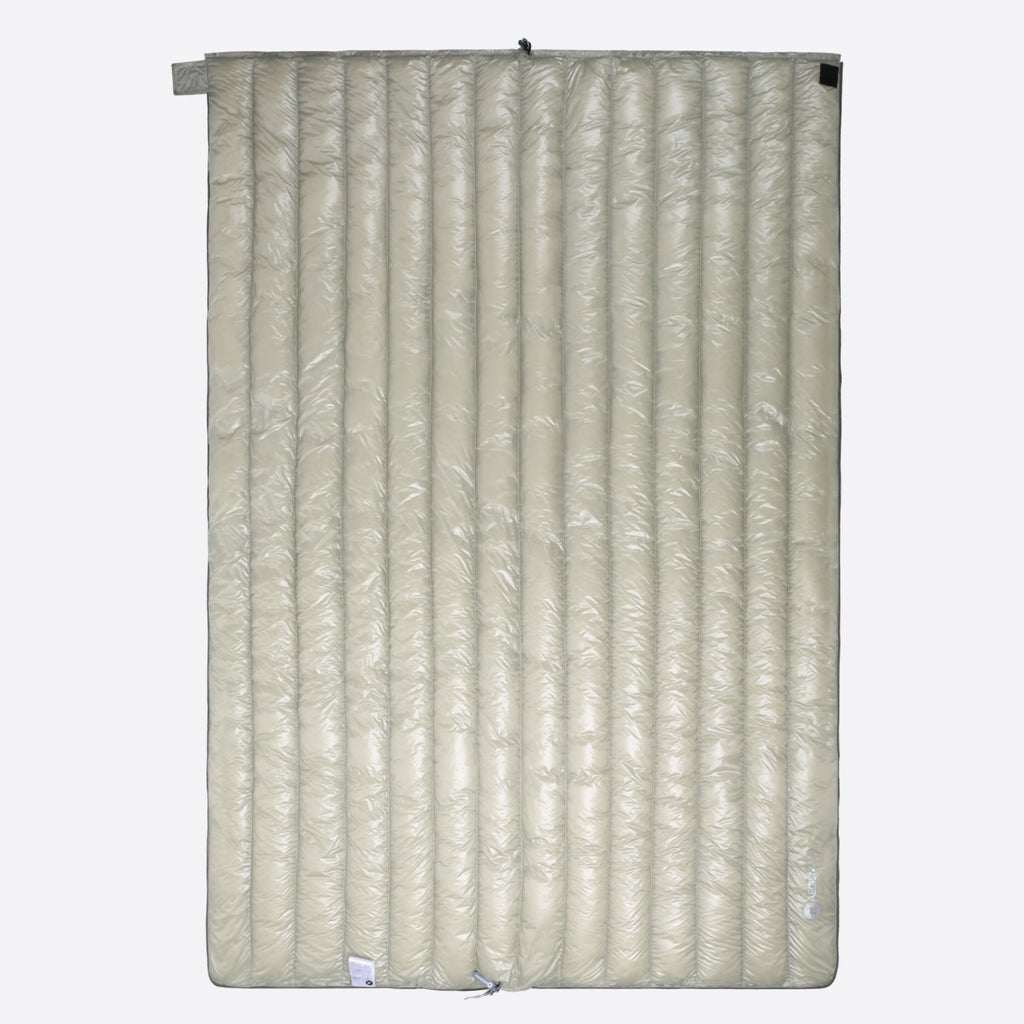 Aegismax AIR-E Envelope Down Sleeping Bag — 800FP Ultra Dry Down, 479 g, Opens Flat, Comfort 11°C