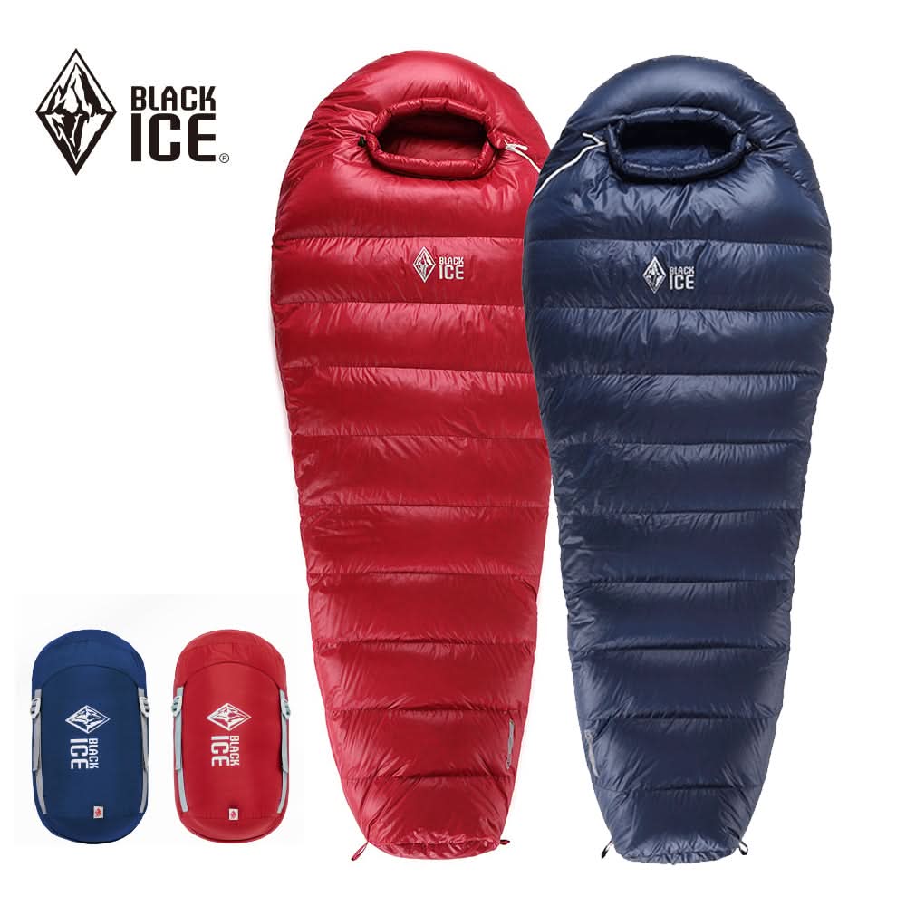 Black Ice G400 Down Sleeping Bag — 800FP Goose, 400 g Fill, Comfort 10°C