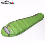 Long Duck Down Sleeping Bag Cozy 600 — 630 g of 80/20 Down, 1.3 kg, 220 cm, Comfort −3°C