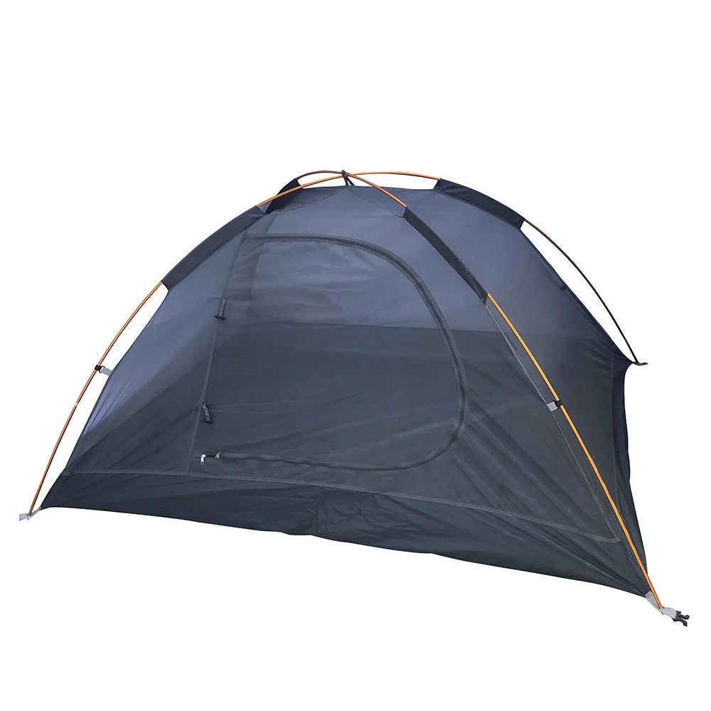 2 Person Backpacking Tent — Aluminium Poles, Double Wall, 1.85 kg, Packs 50 × 13 cm
