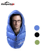 Down Sleeping Beanie — Duck Down Hat for Cold Nights in Your Bag, 100 g