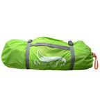 2 Person Backpacking Tent — Aluminium Poles, Double Wall, 1.85 kg, Packs 50 × 13 cm
