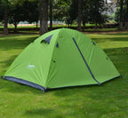 2 Person Backpacking Tent — Aluminium Poles, Double Wall, 1.85 kg, Packs 50 × 13 cm