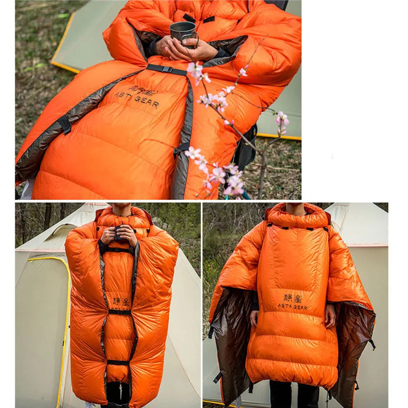 ASTA 700FP Duck Down Quilt — 260 or 500 g of Down, 640 or 870 g, 20D Nylon, 185 × 140 cm