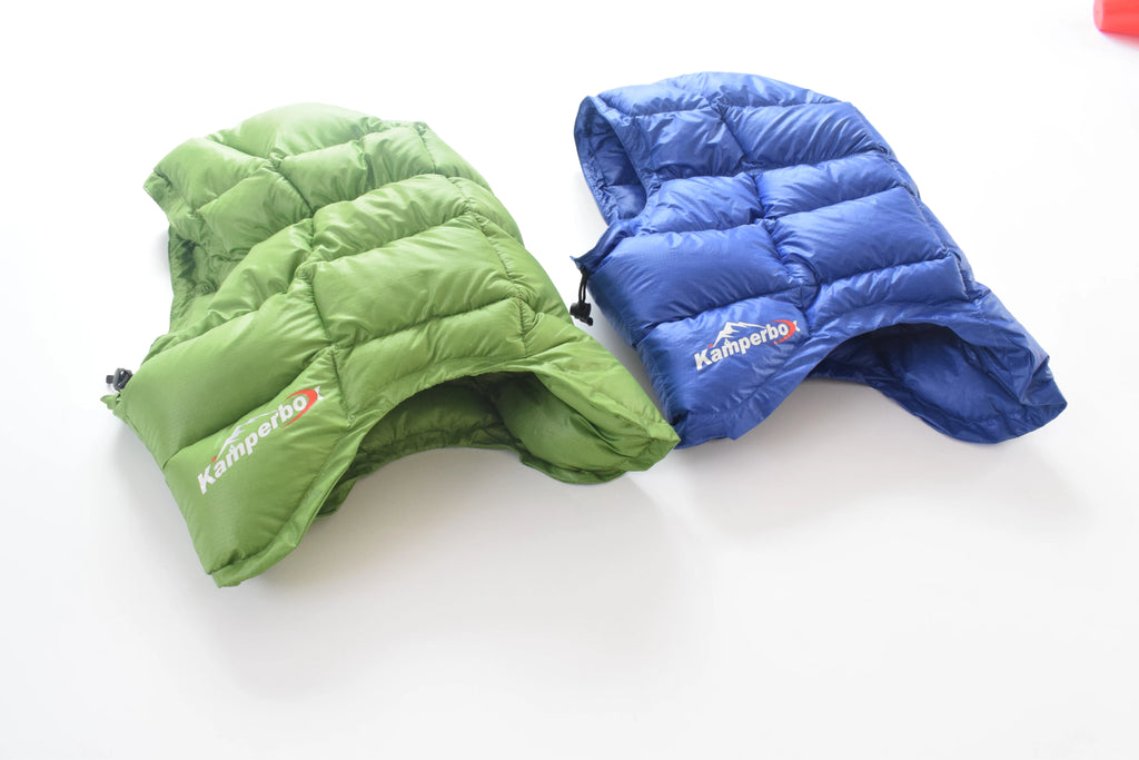 Down Sleeping Beanie — Duck Down Hat for Cold Nights in Your Bag, 100 g