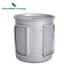 Boundless Voyage 1100 ml Titanium Hanging Pot — Bail Handle, Inset Lid, 160 g