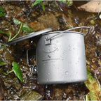 Boundless Voyage 1100 ml Titanium Hanging Pot — Bail Handle, Inset Lid, 160 g