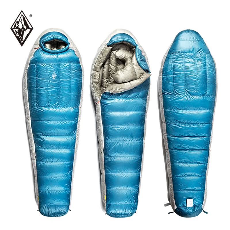 Black Ice Z1000 Ultralight Down Sleeping Bag — 800+FP Duck Down, 1,000 g Fill, 1,295 g, 10D Shell
