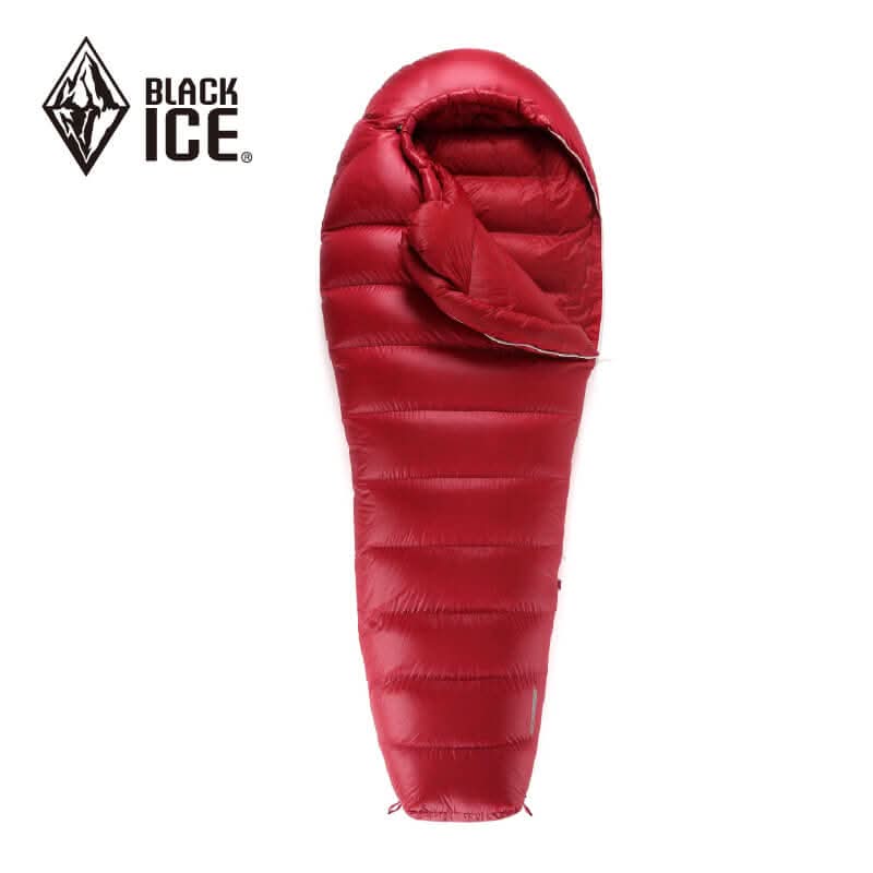 Black Ice G400 Down Sleeping Bag — 800FP Goose, 400 g Fill, Comfort 10°C