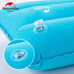 Naturehike Inflatable Camp Pillow — 44 × 27 cm, 85 g, Flocked Non-Slip