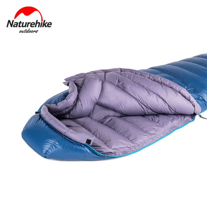 Naturehike ULG Series Down Sleeping Bag — 800FP White Goose, 20D Shell, Comfort −4 / −10 / −15°C
