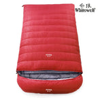 Double Goose Down Sleeping Bag — 2 Person, 220 × 130 cm, 1,800 or 2,000 g of Goose Down