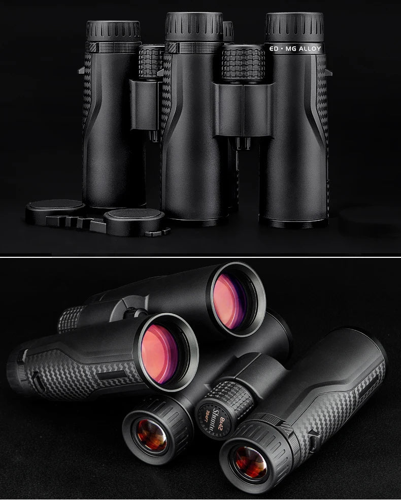 ED Glass Binoculars 8×42 or 10×42 — BAK4 Prism, IPX7 Waterproof, Magnesium Body