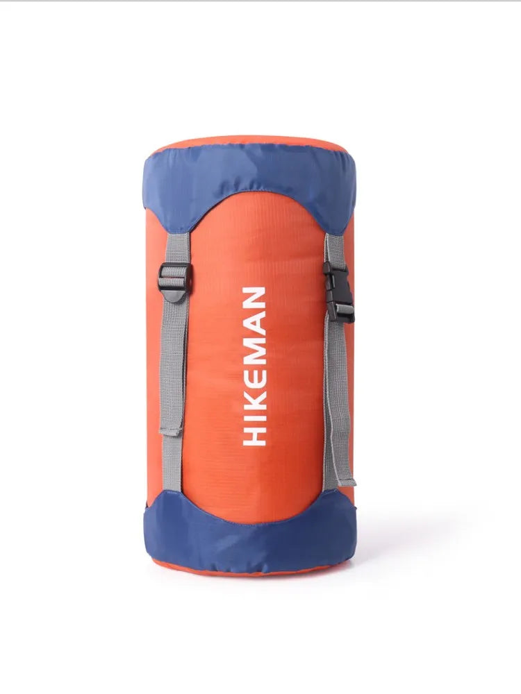 Sleeping Bag Compression Sack — 210T Nylon, Four Straps, S to XL