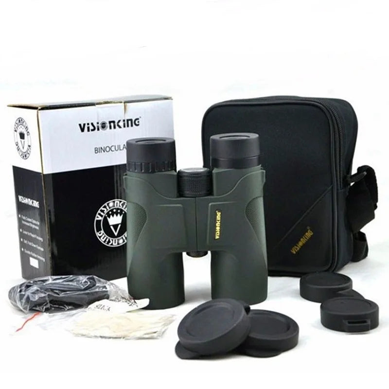 10×42 Binoculars — BAK4 Roof Prism, Fully Multi-Coated, IPX5, 18 mm Eye Relief