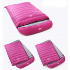 Double Goose Down Sleeping Bag — 2 Person, 220 × 130 cm, 1,800 or 2,000 g of Goose Down
