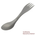 Titanium Spork — Spoon, Fork and Edge in One, Single or Multipack