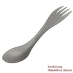 Titanium Spork — Spoon, Fork and Edge in One, Single or Multipack
