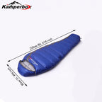 Long Duck Down Sleeping Bag Cozy 600 — 630 g of 80/20 Down, 1.3 kg, 220 cm, Comfort −3°C