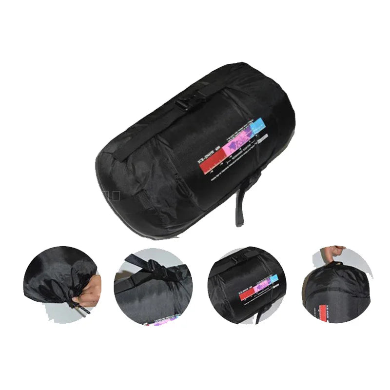 Extreme Cold Duck Down Mummy Bag — 1,500 or 2,000 g of 90% Duck Down, for Deep Winter