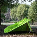 1 Person 15D Silnylon Trekking Pole Tent — About 610 g, Double Wall, Uses Your Poles