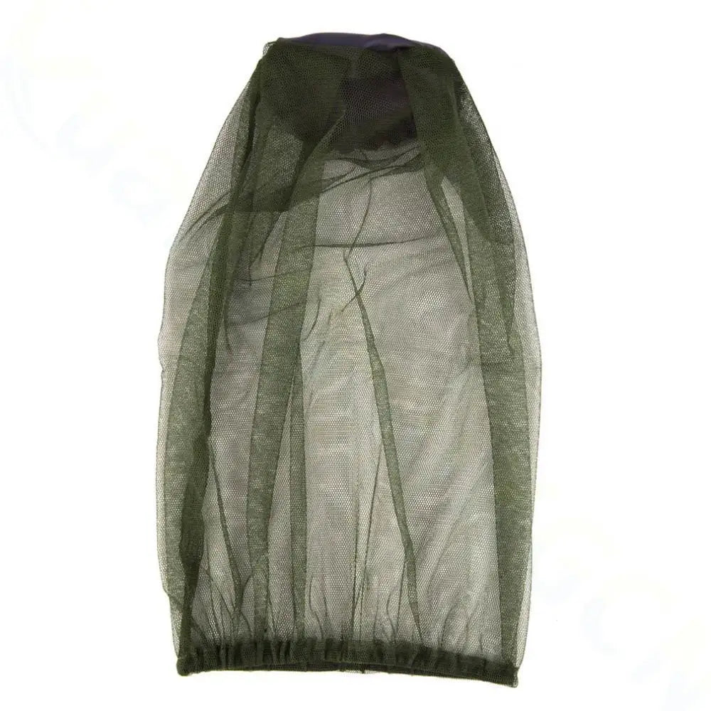 Mosquito Head Net — Fine Mesh, Fits Over a Hat, Folds Into a Pocket