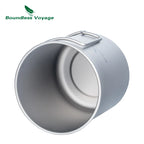Boundless Voyage Ti3024D Titanium Mug — 420 ml, 77 g, Folding Handle