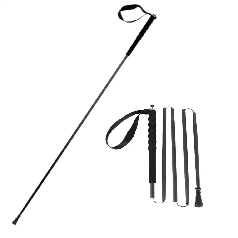 Carbon Telescopic Trekking Pole — 115 g, 110 to 130 cm, Single or Pair