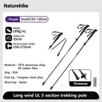 Naturehike Gale Terk UL Z-Fold Trekking Poles — Pair, Carbon/Aluminium, Folds to 35 cm, 189 g a Pole