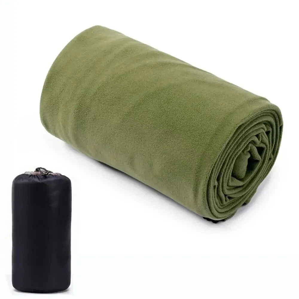 Fleece Sleeping Bag Liner — Warm Layer for Cold Nights, Summer Bag on Its Own