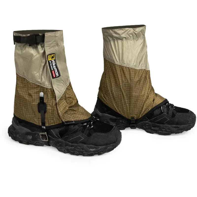 Ultralight Hiking Gaiters — 20D Silicone Nylon and UHMWPE, 88 to 103 g a Pair