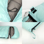 95% Goose Down Envelope Bag — 400 to 1,200 g of Down, 950 g to 1.75 kg, YKK Zip, Zips Into a Double