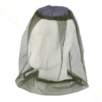 Mosquito Head Net — Fine Mesh, Fits Over a Hat, Folds Into a Pocket