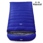 Double Goose Down Sleeping Bag — 2 Person, 220 × 130 cm, 1,800 or 2,000 g of Goose Down