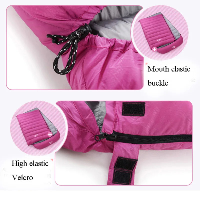 Double Goose Down Sleeping Bag — 2 Person, 220 × 130 cm, 1,800 or 2,000 g of Goose Down